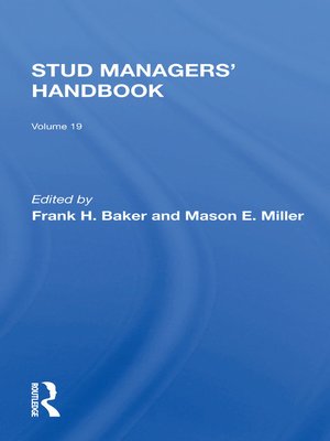cover image of Stud Managers' Handbook, Volume 19